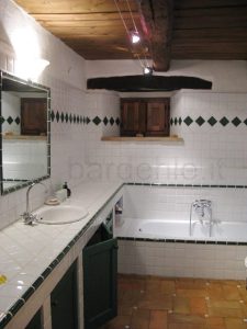 Badezimmer in der Ferienwohnung