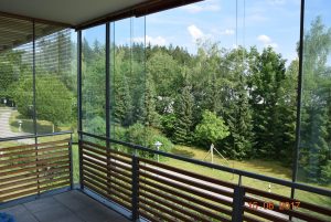 Blick vom Balkon nach Ost
