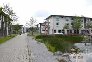 Innerhalb des Wohnparks