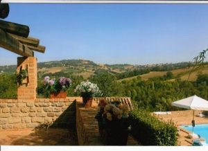 Ausblick von der Terrasse