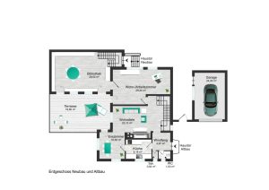 Erdgeschoss Neubau und Altbau