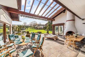 Terrasse Gartenblick